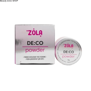 Puder dekoloryzujący do brwi Zola DE: CO Powder, 10 g