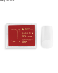 Soft Gel Tips F.O.X Total Tips Square 240 szt