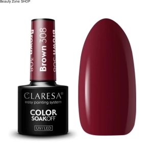 CLARESA LAKIER HYBRYDOWY BROWN 308 5ml