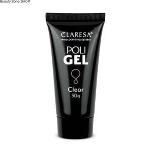 Claresa Poli Gel Akrylożel Żel Budujący Do Paznokci Manicure - Clear 30 g