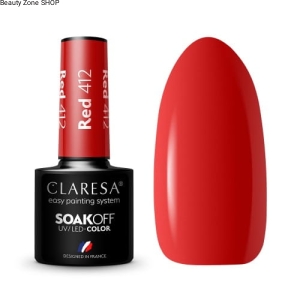 Claresa Lakier Hybrydowy Red nr 412 5 ml