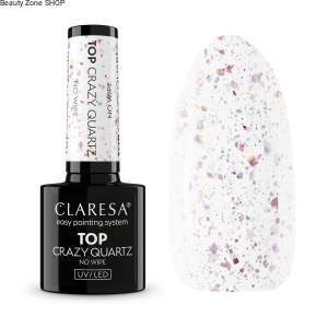 CLARESA Top Crazy Quartz No Wipe top hybrydowy bez przemywania 5g