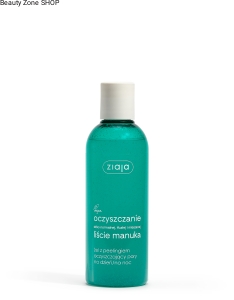 ZIAJA OCZYSZCZANIE Liście manuka żel z peelingiem oczyszczający pory 200 ml