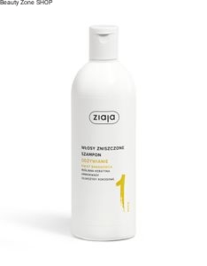 ZIAJA KWIAT BANANOWCA Szampon Odżywianie włosy zniszczone, 400ml