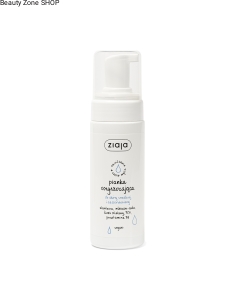 ZIAJA Oczyszczająca pianka do skóry wrażliwej i zaczerwienionej 150ml