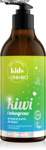 ONLYBIO Żel pod prysznic dla dzieci o zapachu kiwi i winogrona 400ml
