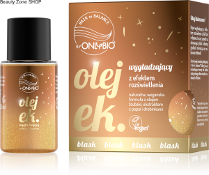 Onlybio Olejek wygładzający z efektem rozświetlenia 20ml