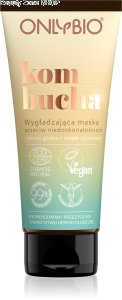 Onlybio Wygładzająca maska do twarzy przeciw niedoskonałościom Kombucha