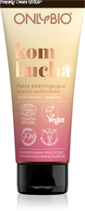 Onlybio Pasta peelingująca przeciw zaskórnikom Kombucha 75ml