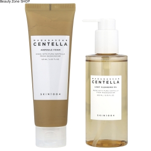 Zestaw do oczyszczania olejek 200ml+pianka 125ml SKIN1004 Double Cleansing