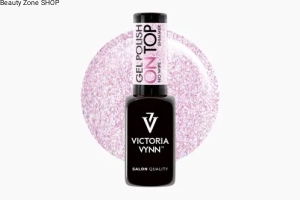 Victoria Vynn Gel Polish On Top No Wipe Top Hybrydowy z Drobinkami 8 ml