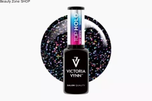 Victoria Vynn Top hybrydowy z drobinami Top Holo no wipe 8 ml
