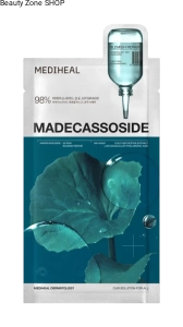 Maska w płachcie Mediheal Madecassoside łagodząca kojąca do twarzy Wrażliwa