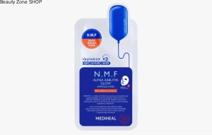 MEDIHEAL N.M.F Alpha Arbutin Rozświetlająca Maska w płachcie do twarzy 27ml