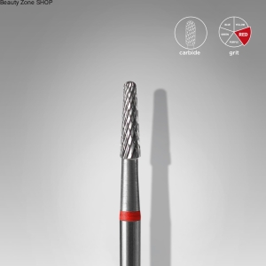 Frez z węglika spiekanego ścięty stożek 2.3mm/8 czerwony  FT71R023/8